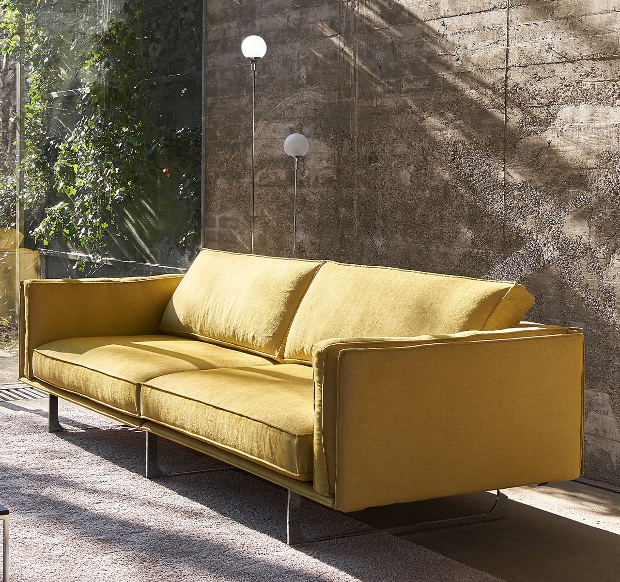 Detailbild Sofa Cube AIr in gelb