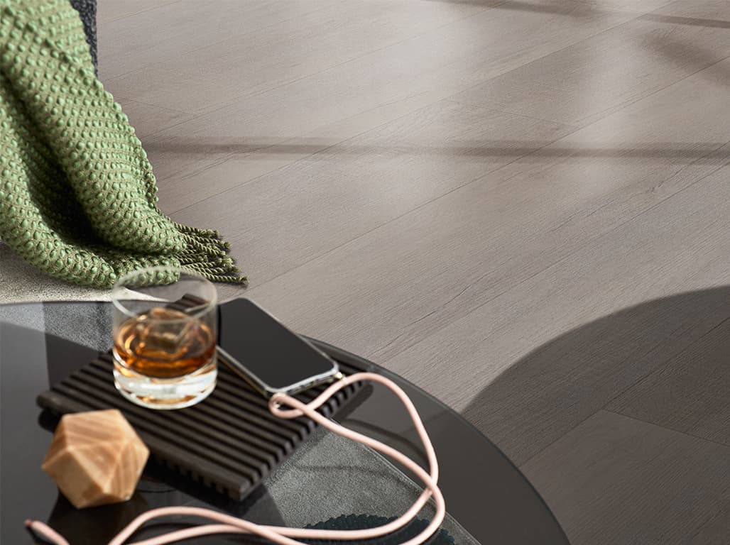 Vinylboden mit Holzoptik im Wohnzimmer