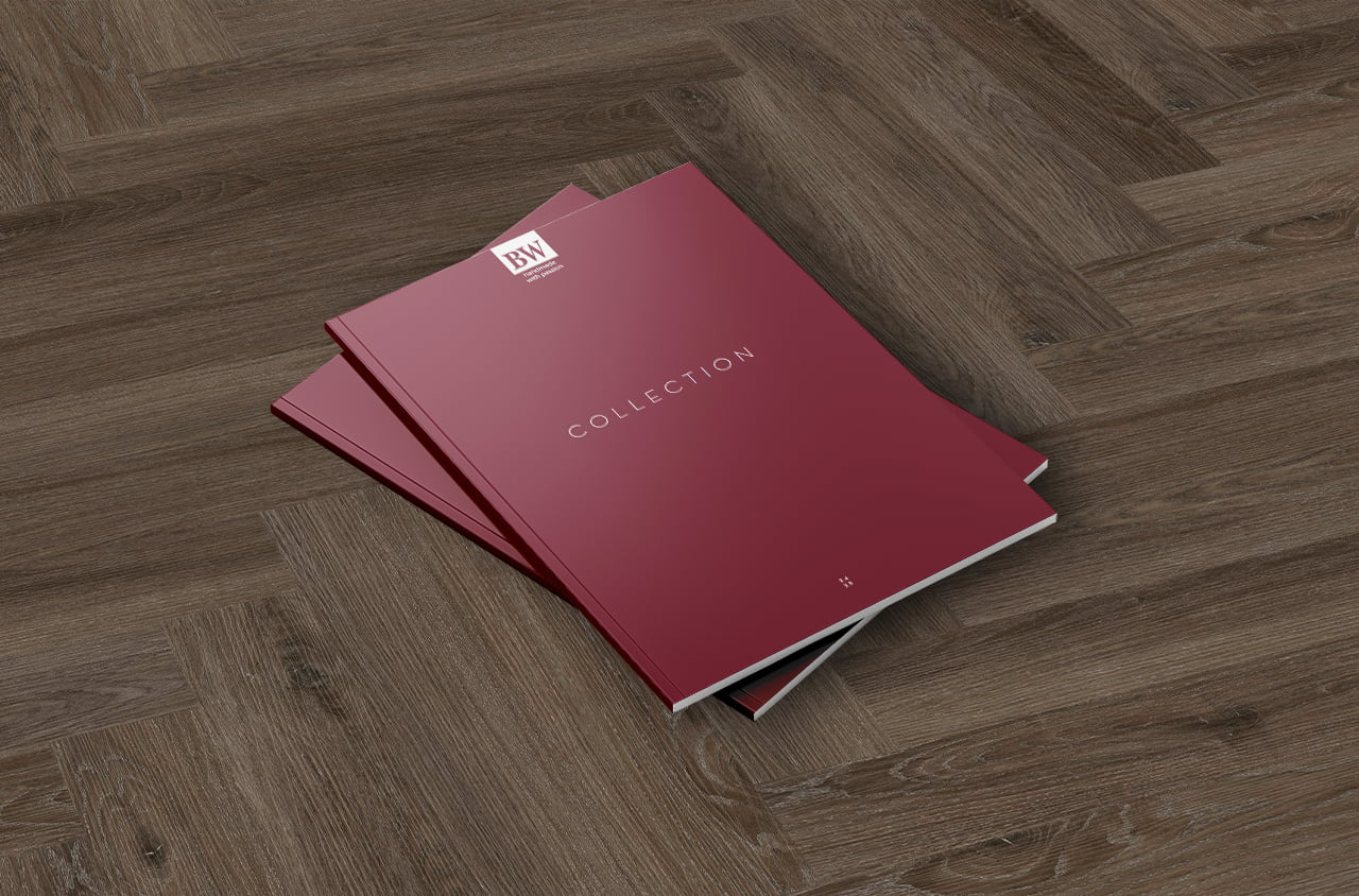 Roter Katalog Mockup