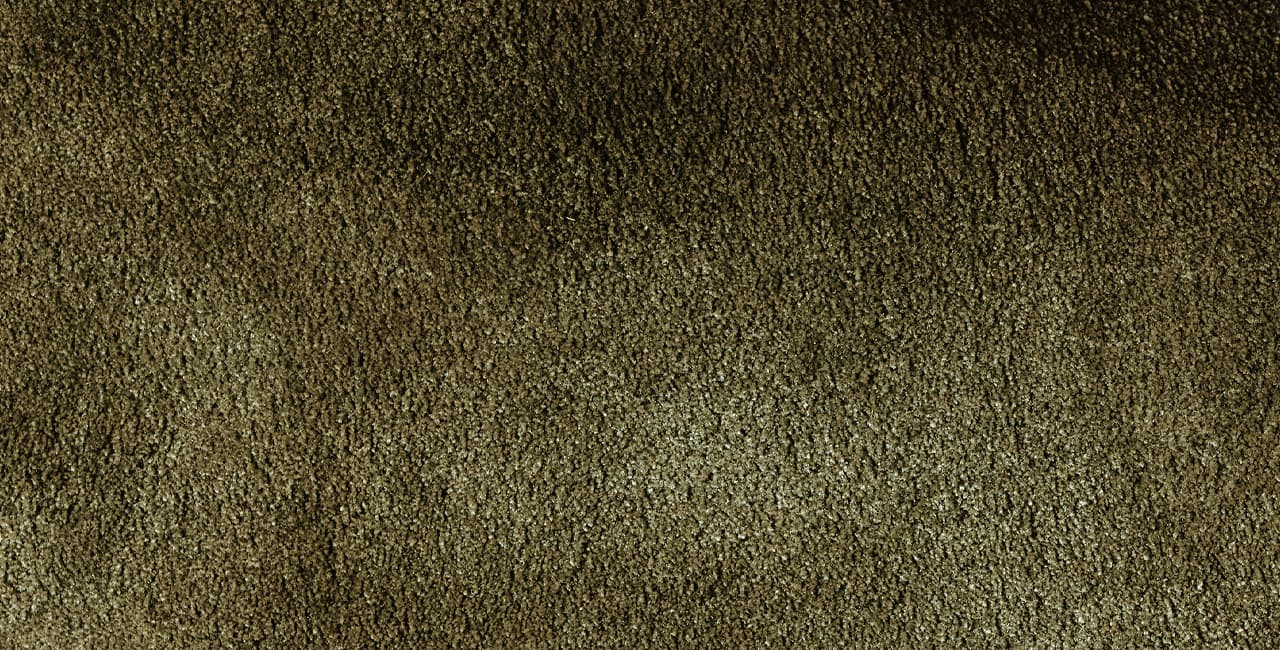 Dunkelgrüner Teppich Detailbild
