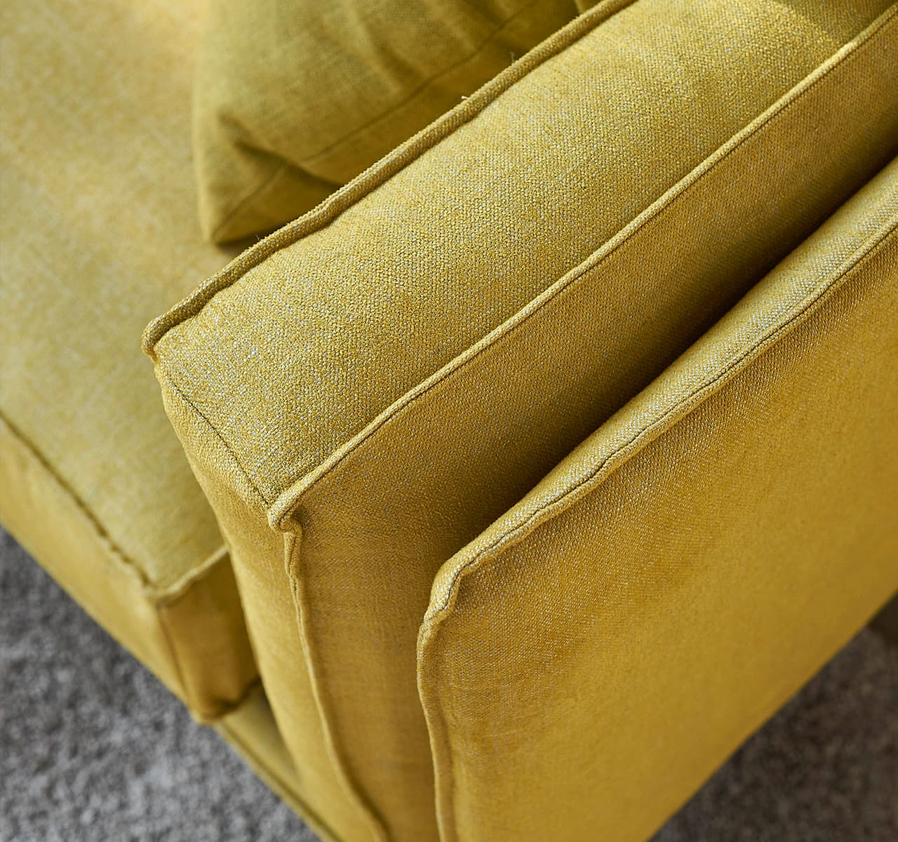Detailbild Sofa Cube AIr in gelb